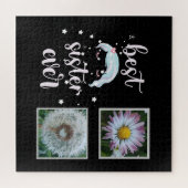 Beste zuster-fotosjabloon legpuzzel (Horizontaal)