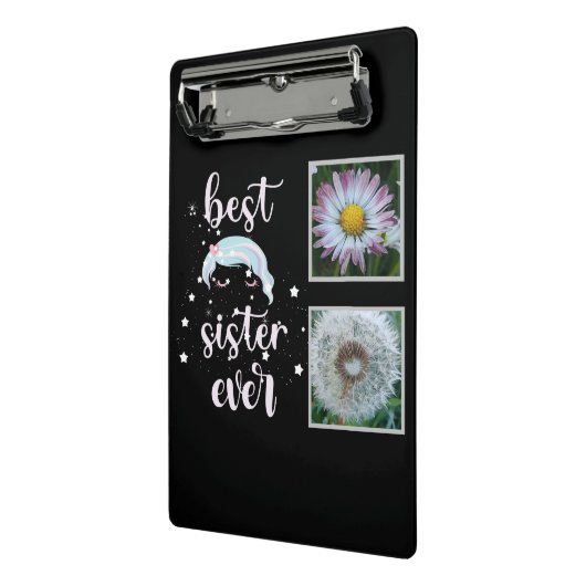 Beste zuster-fotosjabloon mini klembord (Angled2)