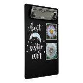 Beste zuster-fotosjabloon mini klembord (Schuin)