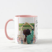 Beste zuster in Galaxy Chic Sis Birthday Foto Mok (Links)