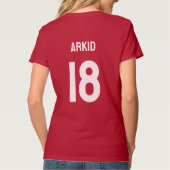 Beste zuster ooit - AANPASBAAR T-shirt (Achterkant)