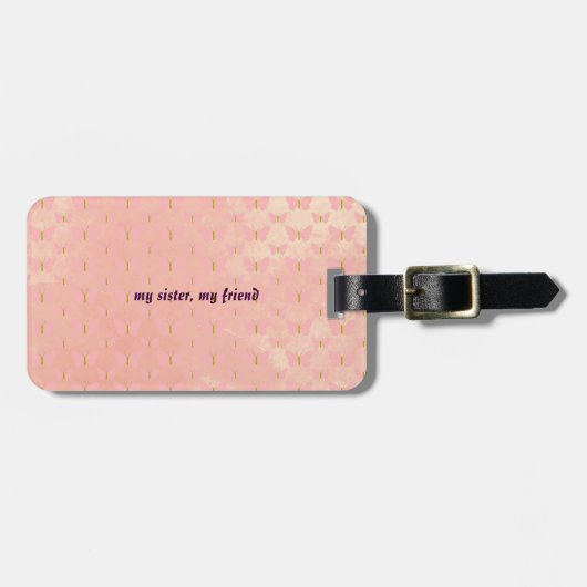 Beste zuster ooit bagagelabel (Voorkant horizontaal)