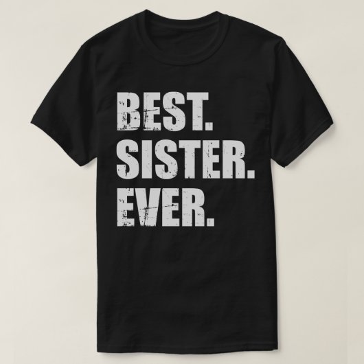 Beste zuster ooit t-shirt (Design voorkant)