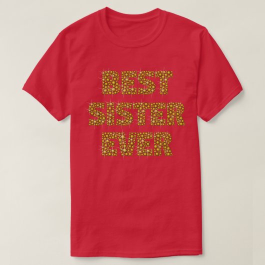 Beste zuster ooit t-shirt (Design voorkant)