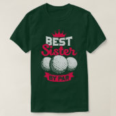 Beste zuster op auto t-shirt (Design voorkant)