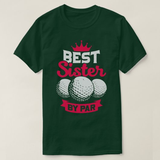 Beste zuster op auto t-shirt (Design voorkant)