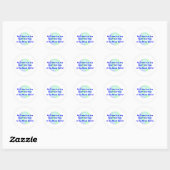 Beste zuster ronde sticker (Vel)