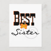 Beste zuster T-shirts en cadeautjes Briefkaart (Voorkant)