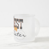 Beste zuster T-shirts en cadeautjes Matglas Koffiemok (Voorkant rechts)