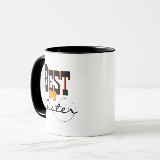 Beste zuster T-shirts en cadeautjes Mok (Voorkant links)