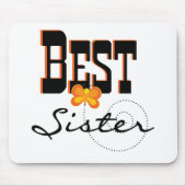 Beste zuster T-shirts en cadeautjes Muismat (Voorkant)