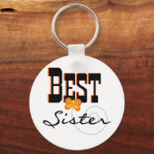 Beste zuster T-shirts en cadeautjes Sleutelhanger (Voorkant)