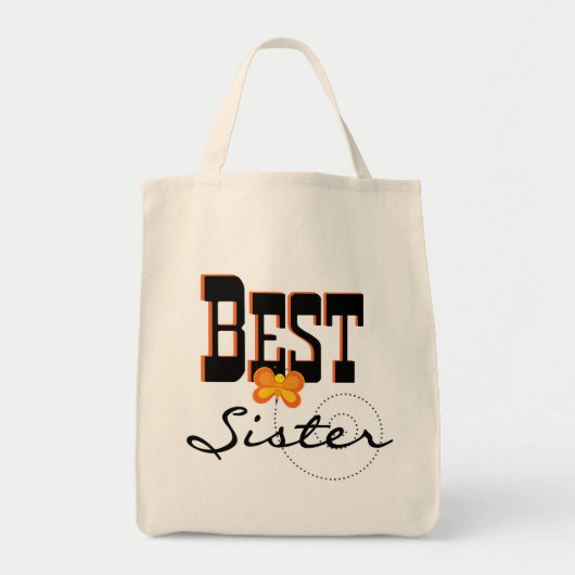 Beste zuster T-shirts en cadeautjes Tote Bag (Voorkant)
