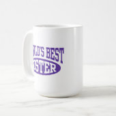 Beste zuster ter wereld koffiemok (Voorkant links)