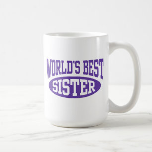 Beste zuster ter wereld koffiemok