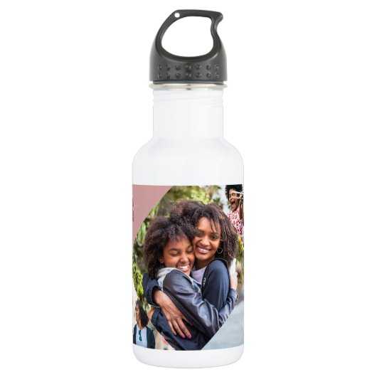 Beste zuster ter wereld | Moderne fotocollage Waterfles (Voorkant)