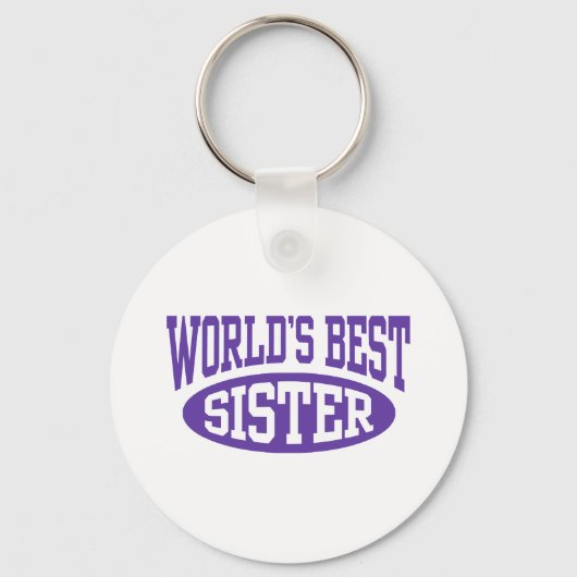 Beste zuster ter wereld sleutelhanger (Voorkant)