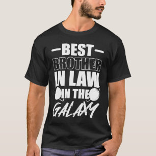Beste zwager in het heelal schoonzus si t-shirt