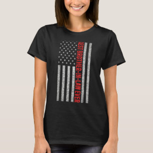 Beste zwager ooit Amerikaanse vlag voor de Fath T-shirt