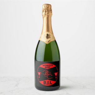 Beste zwager sparkling wijnetiket