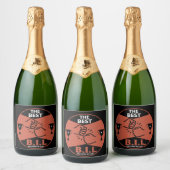 Beste zwager sparkling wijnetiket (Flessen)