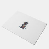 Beste zwart pug mam ooit pugs eigenaar pug lovers  deurmat (Schuin)