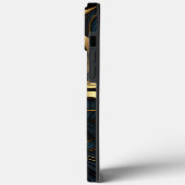 Beste zwarte en gouden telefoondoosjes van elegant Case-Mate iPhone case (Achterkant / Links)