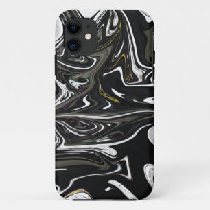 Beste zwarte en witte abstracte kunst, abstracte v Case-Mate iPhone case