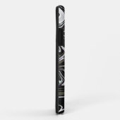 Beste zwarte en witte abstracte kunst, abstracte v Case-Mate iPhone case (Achterkant/rechts)