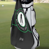 Beste zwarte Golfer van een lang Mannen sportgroen Golfhanddoek