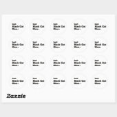 Beste Zwarte Kat Moeder Ooit Sticker – Schattige K (Vel)