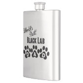 Beste zwarte lab-vader ter wereld flacon (Links)