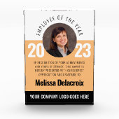 Beste zwarte medewerker van het jaar prijs fotoblokken (Voorkant)