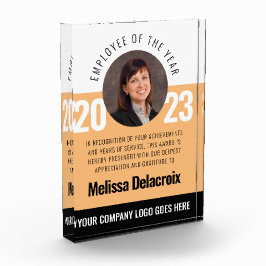 Beste zwarte medewerker van het jaar prijs fotoblokken