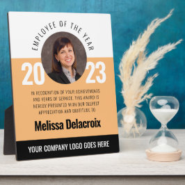 Beste zwarte medewerker van het jaar prijs fotoplaat