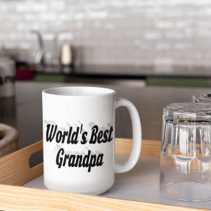 Beste zwarte opa-tekst grote koffiekop