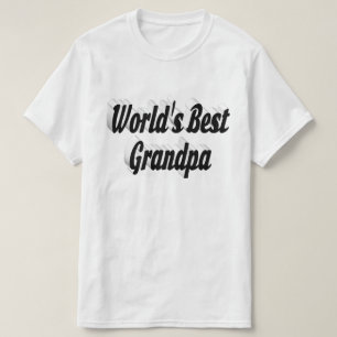 Beste zwarte opa-tekst t-shirt