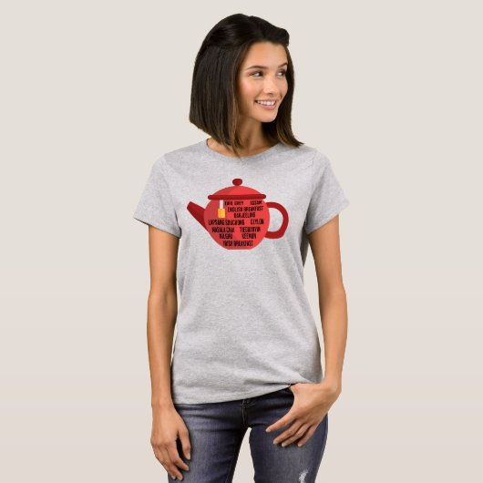 Beste zwarte thee theepot t-shirt (Voorkant volledig)