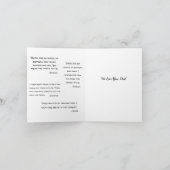 Beste zwarte vader ooit Vaderdag-fotokaart Kaart (Binnen)