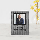 Beste zwarte vader ooit Vaderdag-fotokaart Kaart (Gele Bloem)