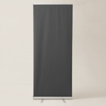 Beste zwarte verticale intrekbare banner