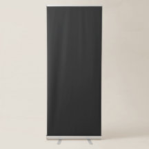 Beste zwarte verticale intrekbare banner