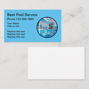 Beste zwembaden en service visitekaartje