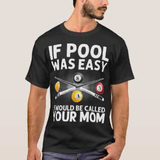 Beste zwembadontwerp voor mannen vrouwen Biljartli T-shirt
