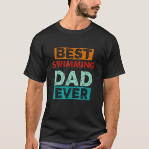 Beste zwemvader ooit Grappig Zwemvader T-shirt