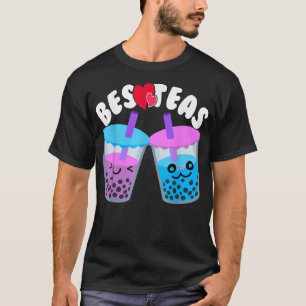 Besteas Milk Tea Lovers Boba BFFs Besties Bubble T T-shirt