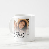BESTEDEN Foto collage BFF cadeautjes Modern Trendy Koffiemok (Voorkant links)