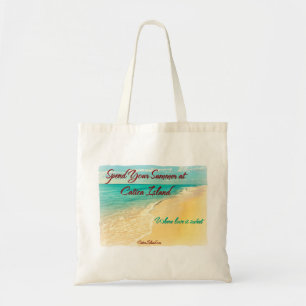 Besteed je zomer op Catica Island Canvas tas
