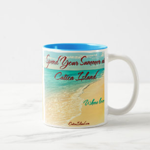 Besteed je zomer op Catica Island Coffee Mok