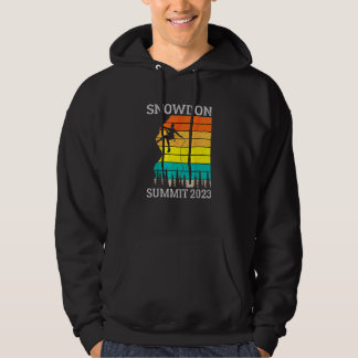 Besteeg Mount Snowdon-top 2023 Wandeltocht Wales V Hoodie